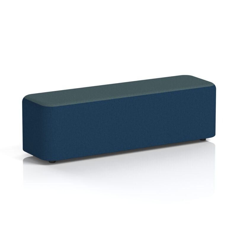Knack Rectangular Stool in Two Tone - Image 44