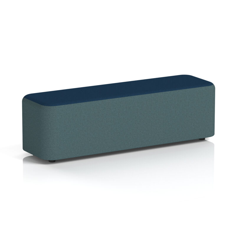 Knack Rectangular Stool in Two Tone - Image 47