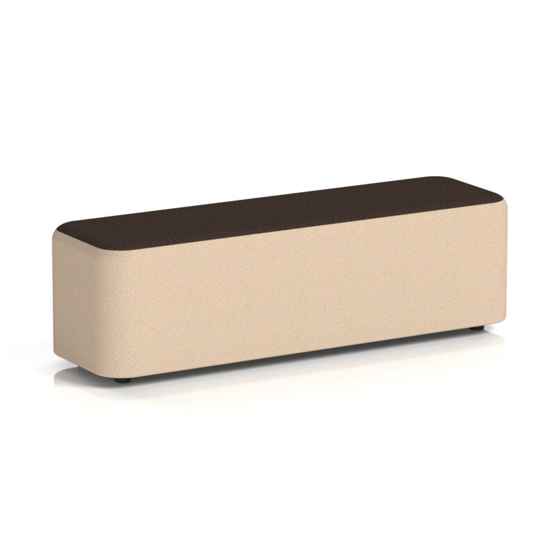 Knack Rectangular Stool in Two Tone - Image 55