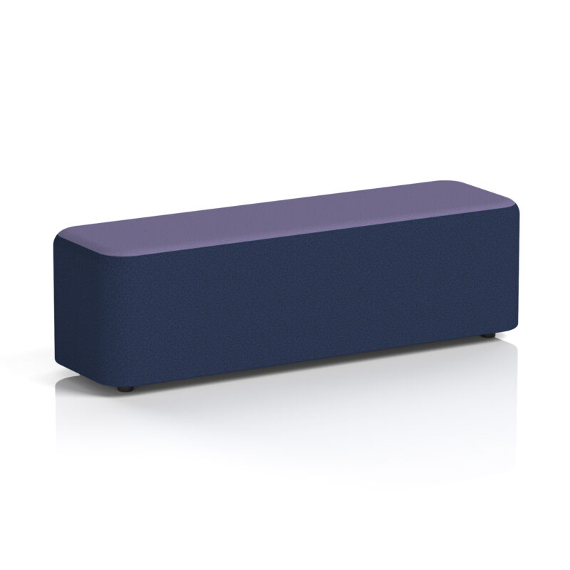 Knack Rectangular Stool in Two Tone - Image 56