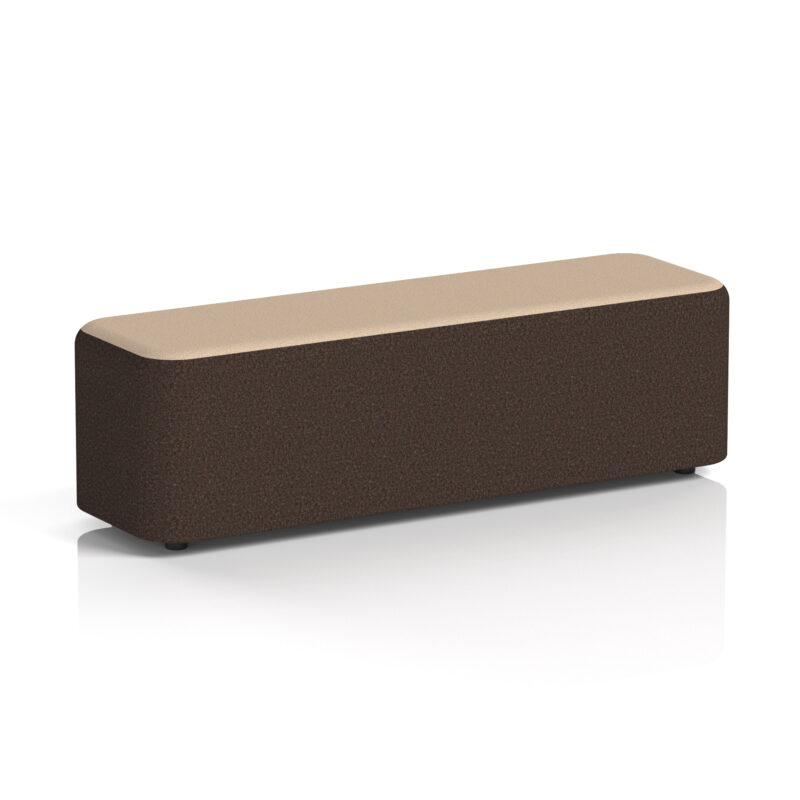 Knack Rectangular Stool in Two Tone - Image 60