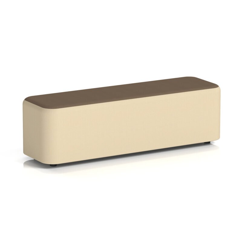 Knack Rectangular Stool in Two Tone - Image 66