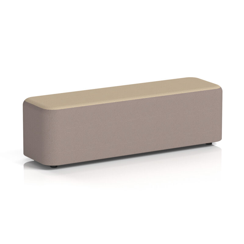 Knack Rectangular Stool in Two Tone - Image 72
