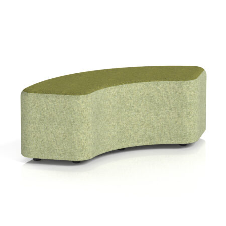 Knack Curved Stool in Two Tone