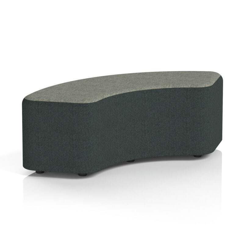 Knack Curved Stool in Two Tone - Image 2
