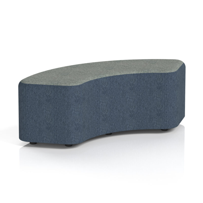 Knack Curved Stool in Two Tone - Image 3
