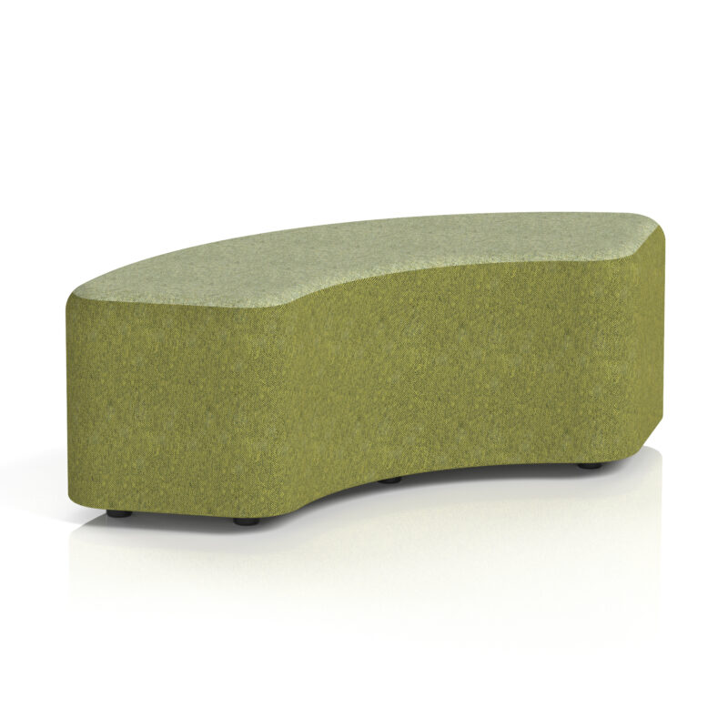 Knack Curved Stool in Two Tone - Image 4