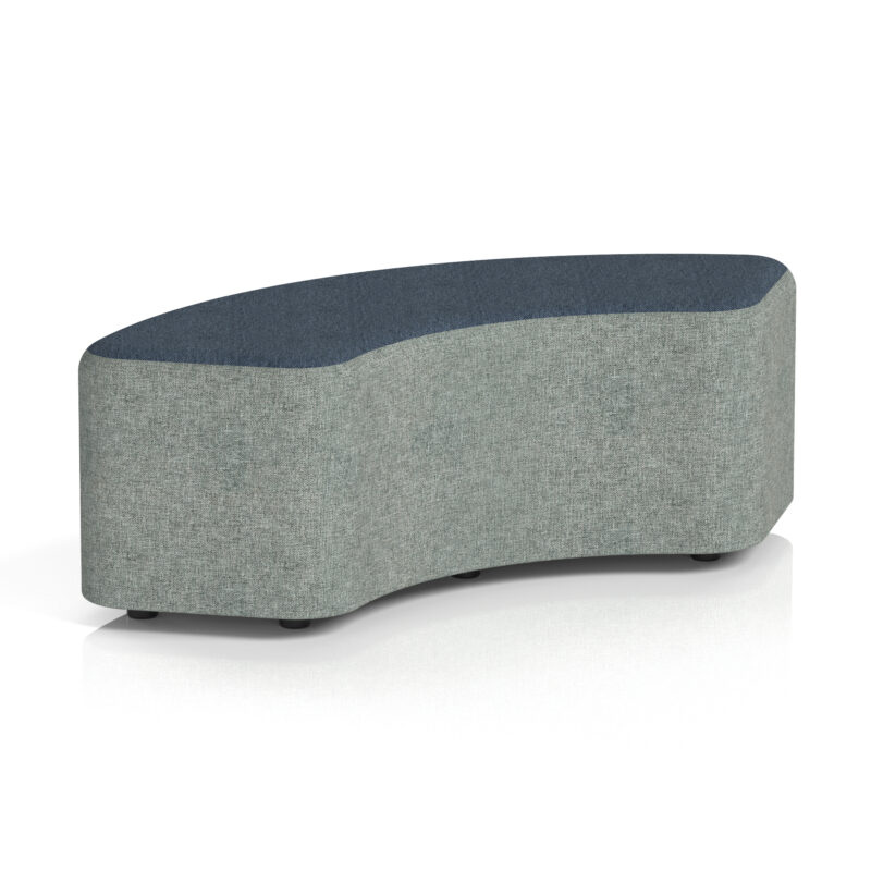 Knack Curved Stool in Two Tone - Image 5