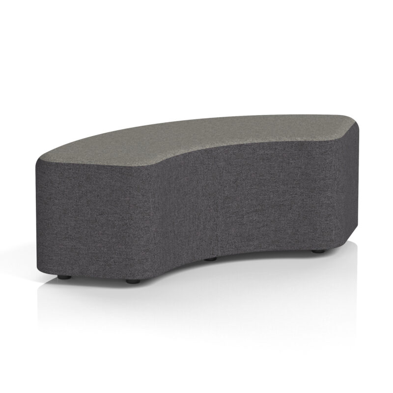 Knack Curved Stool in Two Tone - Image 7