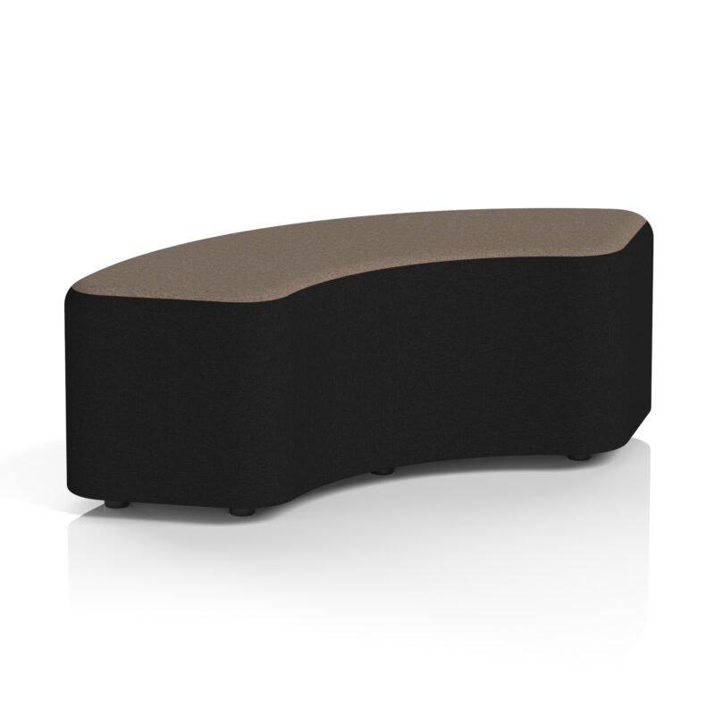 Knack Curved Stool in Two Tone - Image 9