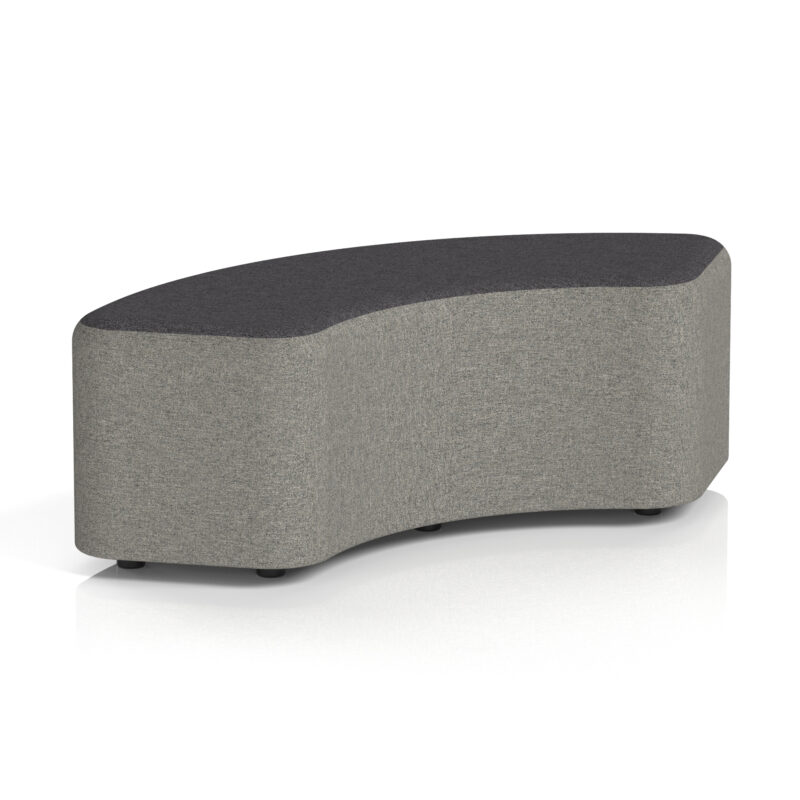 Knack Curved Stool in Two Tone - Image 10