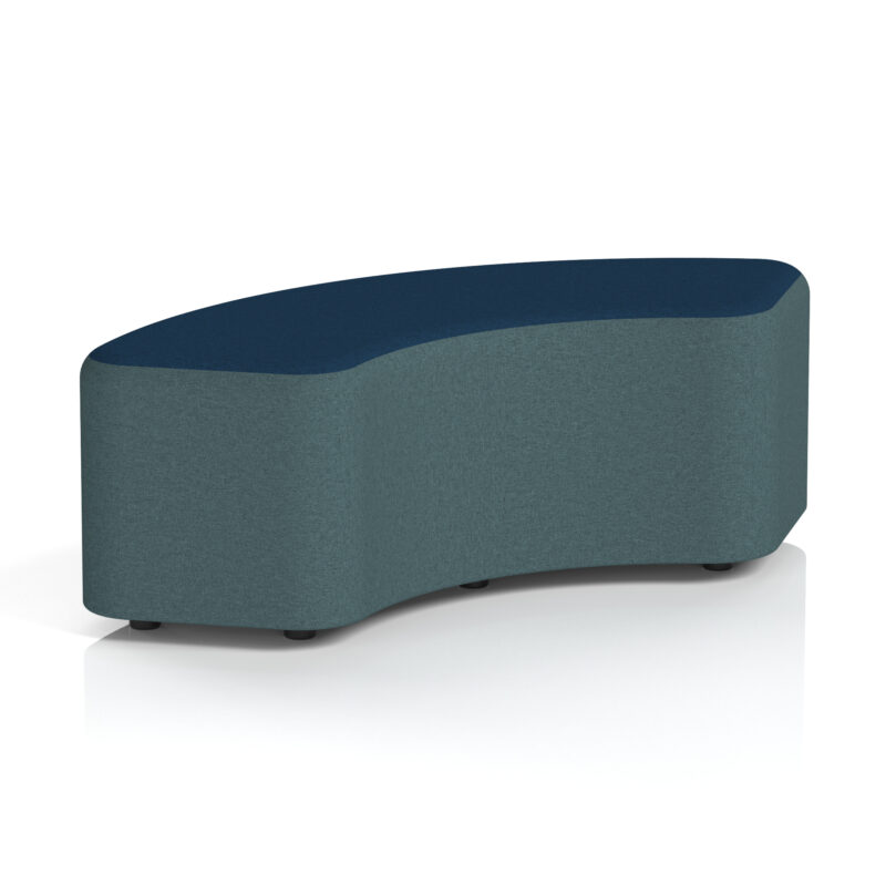 Knack Curved Stool in Two Tone - Image 11