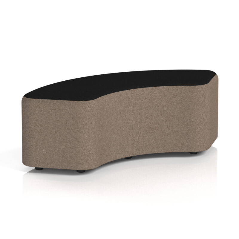 Knack Curved Stool in Two Tone - Image 12