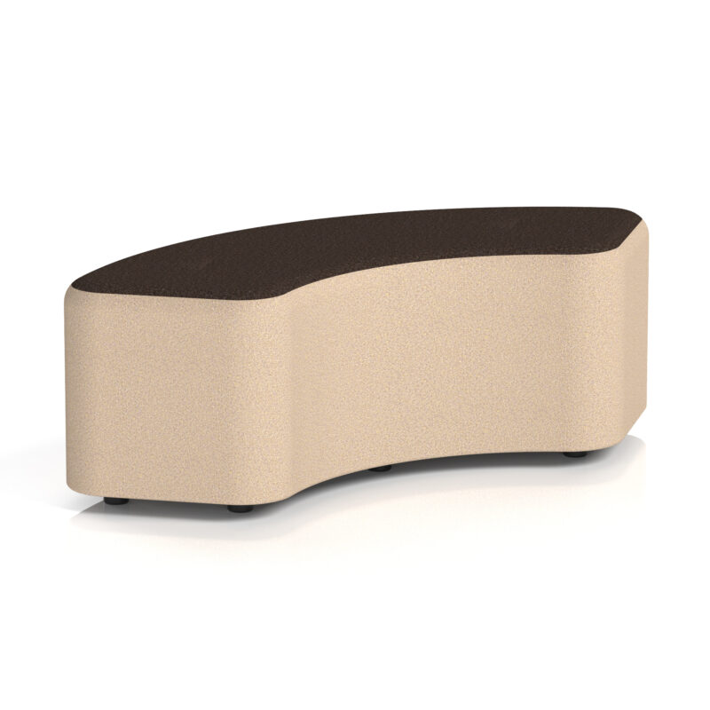 Knack Curved Stool in Two Tone - Image 19
