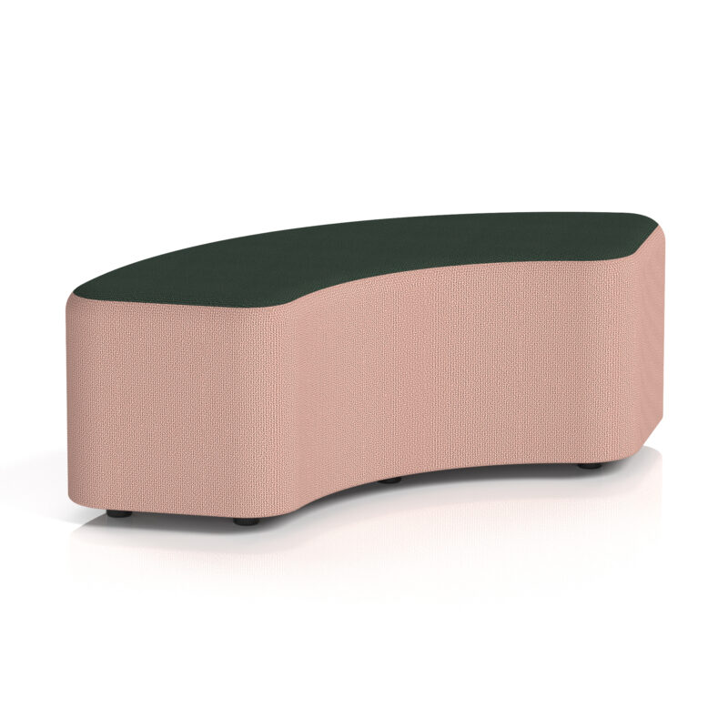 Knack Curved Stool in Two Tone - Image 34