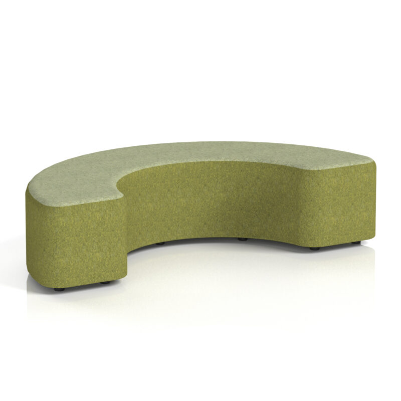 Knack Curved Stool in Two Tone - Image 40