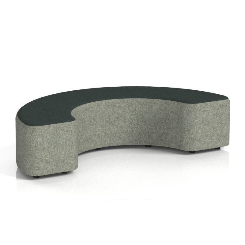 Knack Curved Stool in Two Tone - Image 41