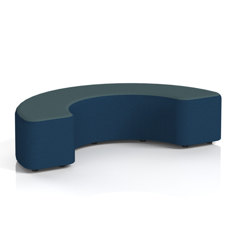 Knack Curved Stool in Two Tone - Image 44