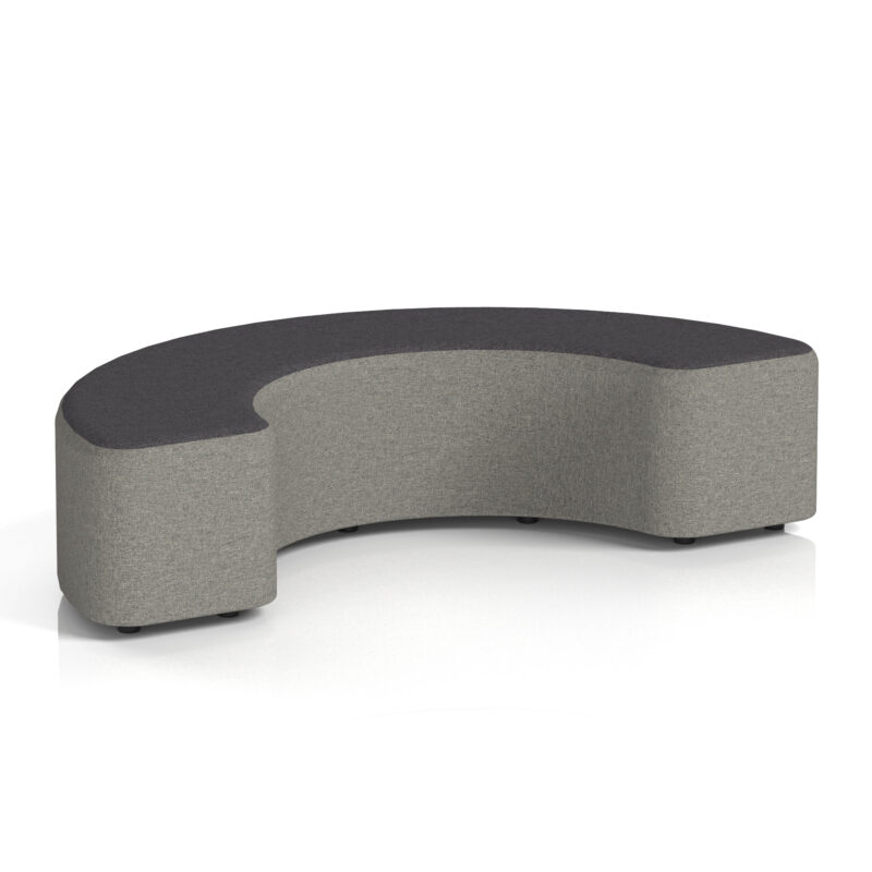 Knack Curved Stool in Two Tone - Image 46