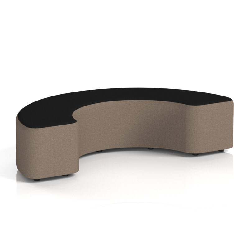 Knack Curved Stool in Two Tone - Image 48