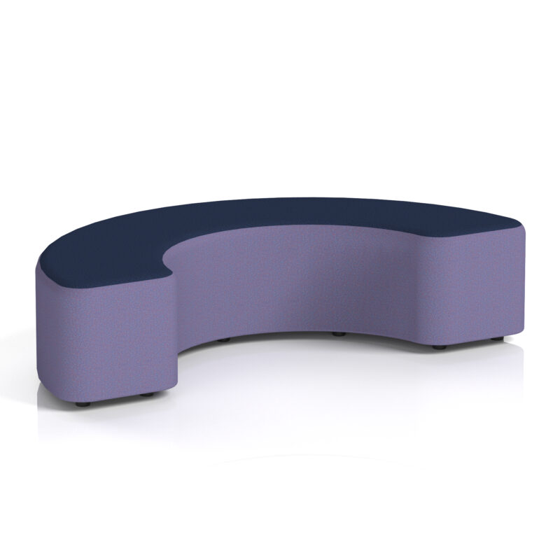 Knack Curved Stool in Two Tone - Image 58