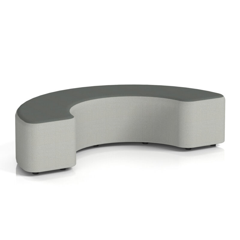 Knack Curved Stool in Two Tone - Image 64