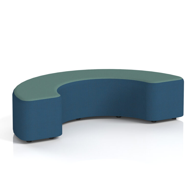 Knack Curved Stool in Two Tone - Image 65