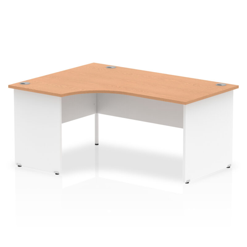 Pace 1600mm Left Crescent Desk Panel End Leg - Image 8