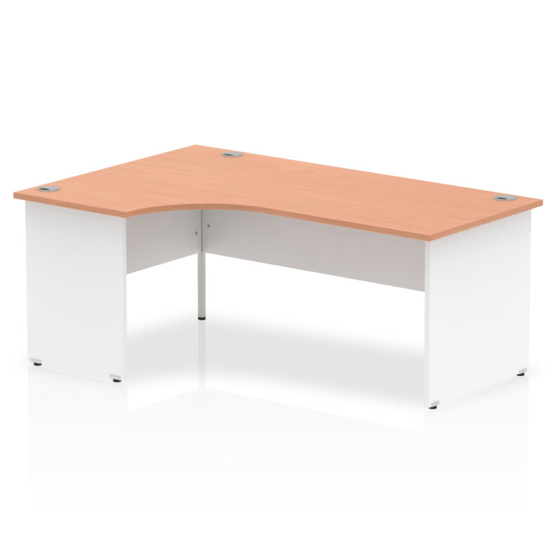 Pace 1800mm Left Crescent Desk Panel End Leg - Image 2