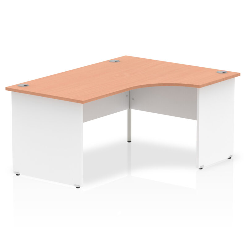 Pace 1600mm Right Crescent Desk Panel End Leg - Image 2