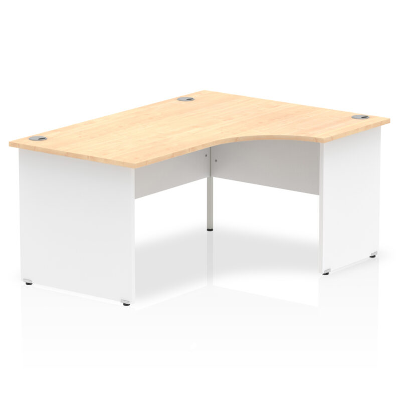 Pace 1600mm Right Crescent Desk Panel End Leg - Image 6