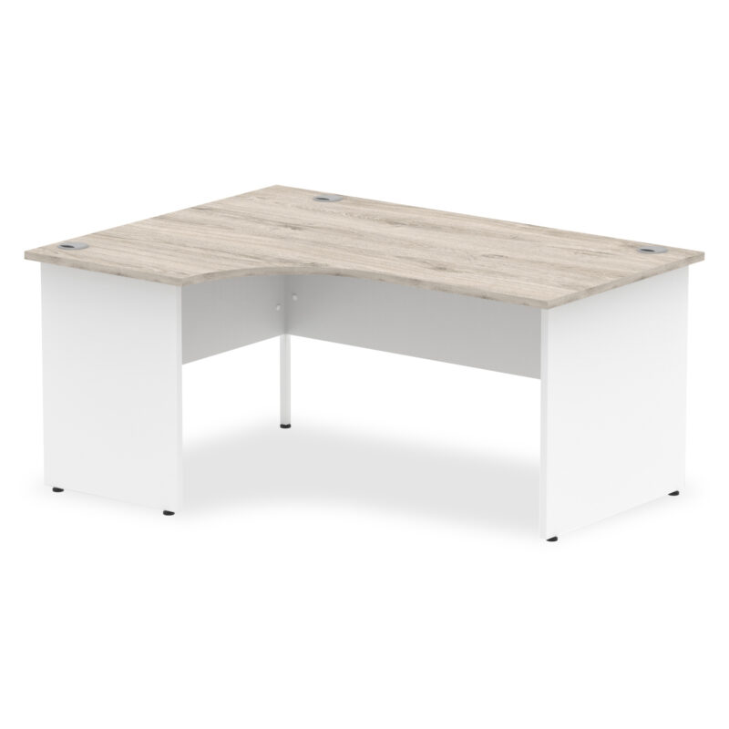 Pace 1600mm Left Crescent Desk Panel End Leg - Image 4