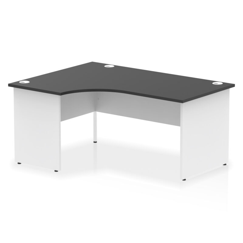 Pace 1600mm Left Crescent Desk Panel End Leg - Image 13
