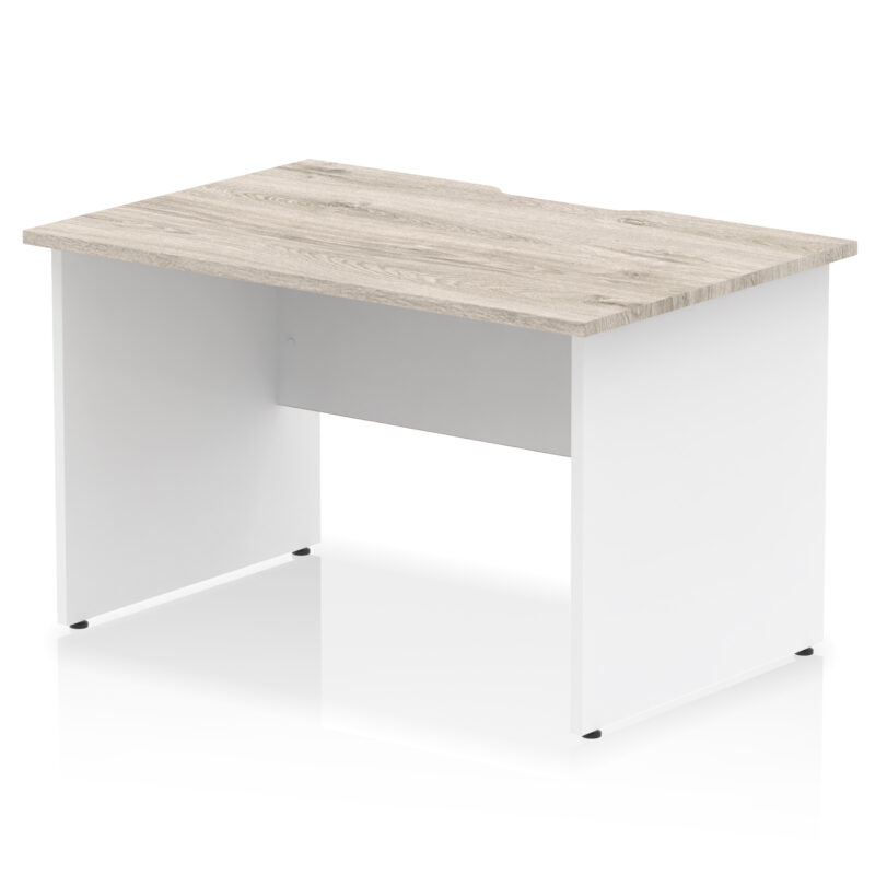 Pace Scalloped Edge 1200mm Straight Desk Panel End Leg - Image 9
