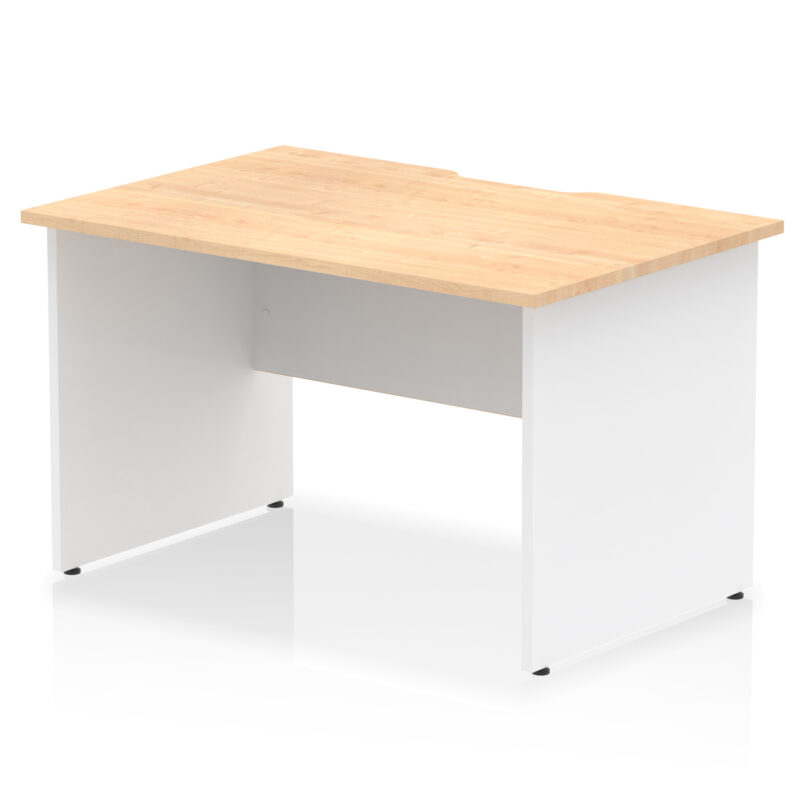 Pace Scalloped Edge 1200mm Straight Desk Panel End Leg - Image 10