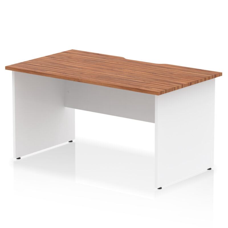Pace Scalloped Edge 1400mm Straight Desk Panel End Leg - Image 12