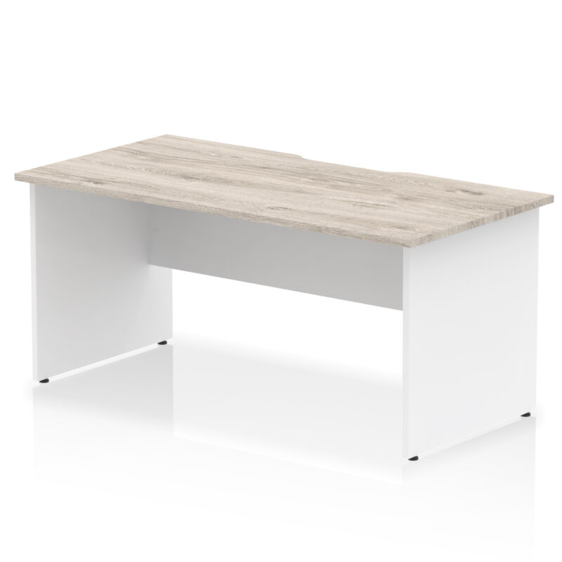 Pace Scalloped Edge 1600mm Straight Desk Panel End Leg - Image 9