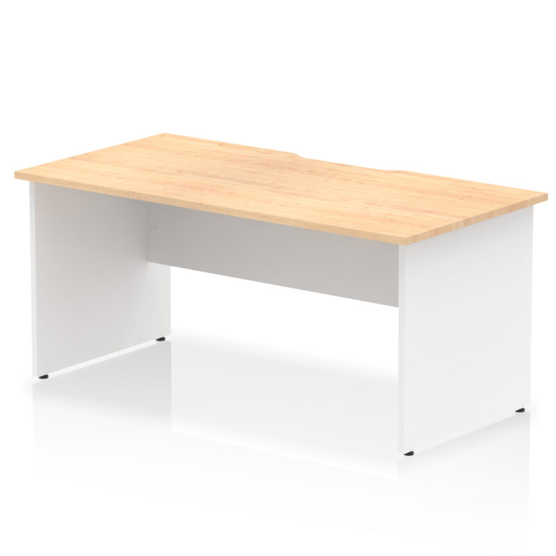 Pace Scalloped Edge 1600mm Straight Desk Panel End Leg - Image 10
