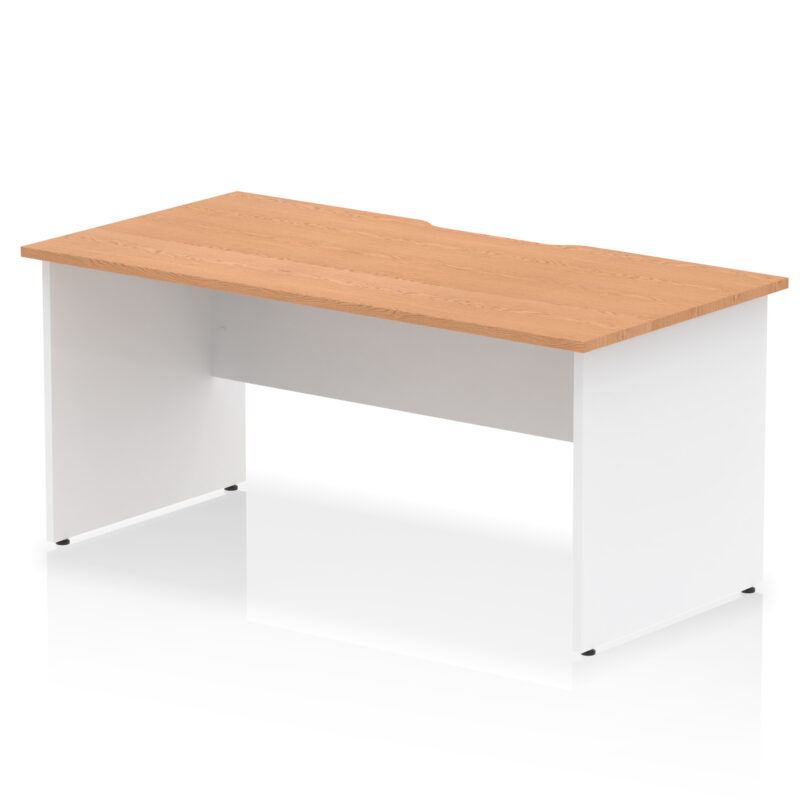 Pace Scalloped Edge 1600mm Straight Desk Panel End Leg - Image 11