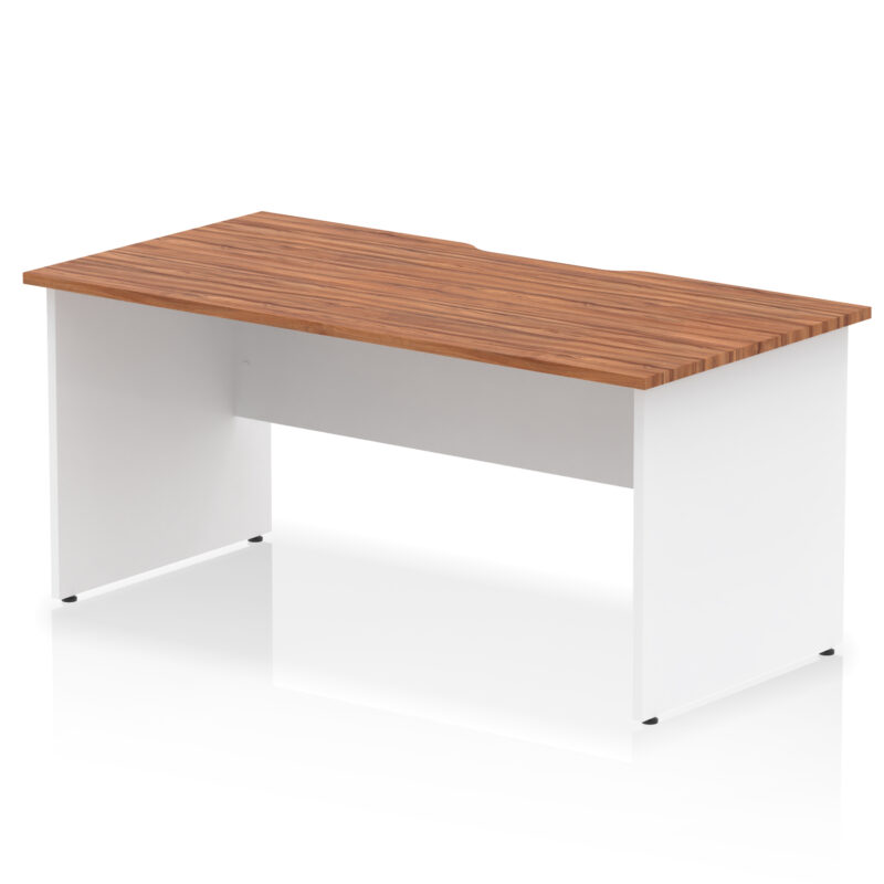 Pace Scalloped Edge 1600mm Straight Desk Panel End Leg - Image 12