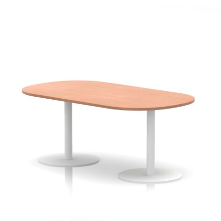 Sintra Boardroom Table White Leg