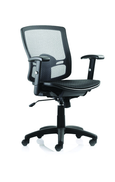 Form All Mesh Task Operator Chair With Height Adjustable Arms